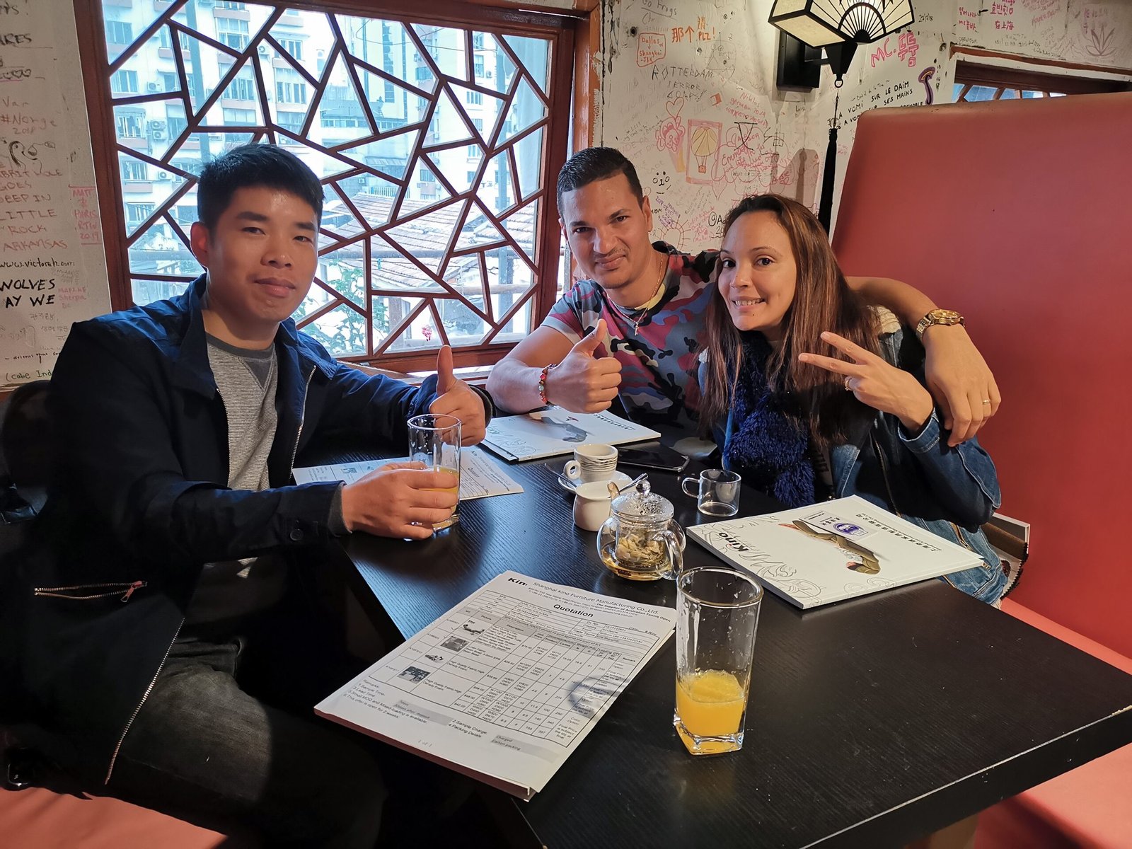 A picture of our latin client